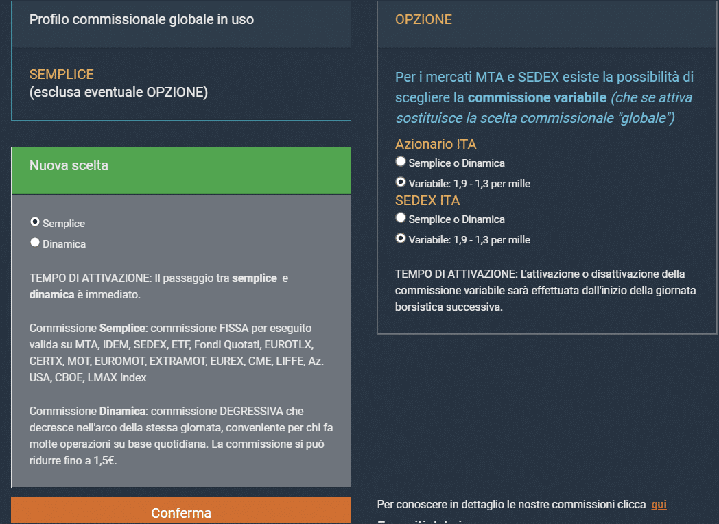 directatrading commissioni cambio più economico