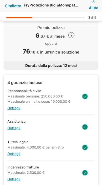 assicurazione monopattino isybank economica